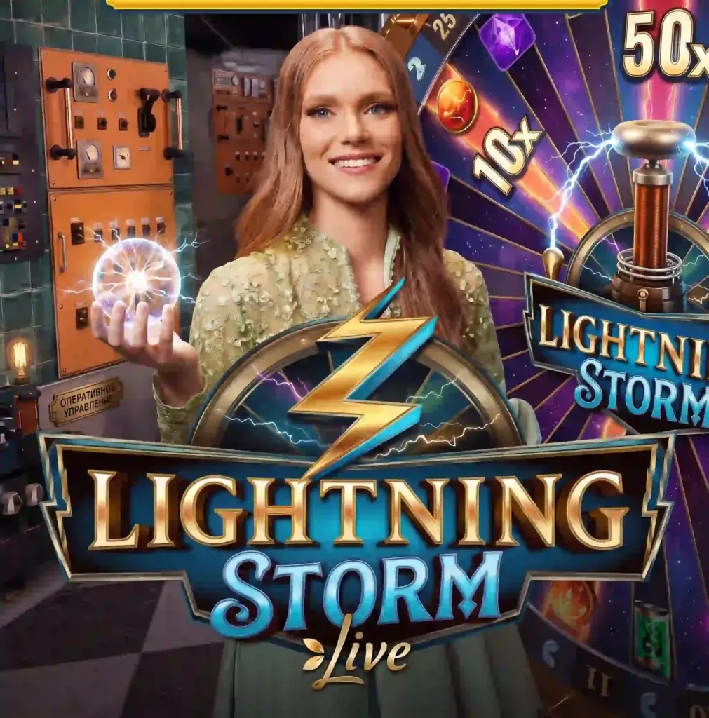 Live casino-spillet Lightning Storm