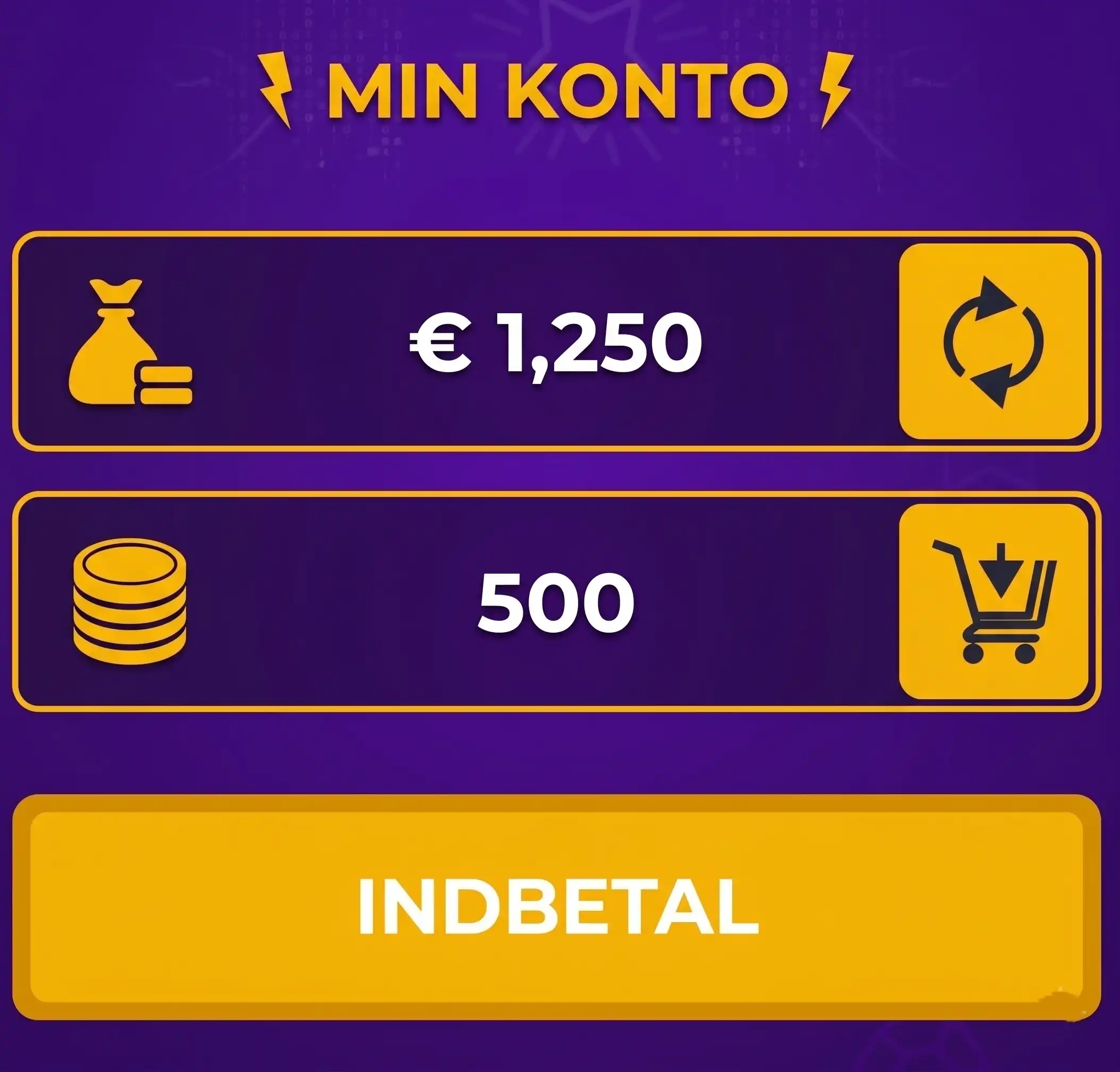 Overblik over min casinokonto